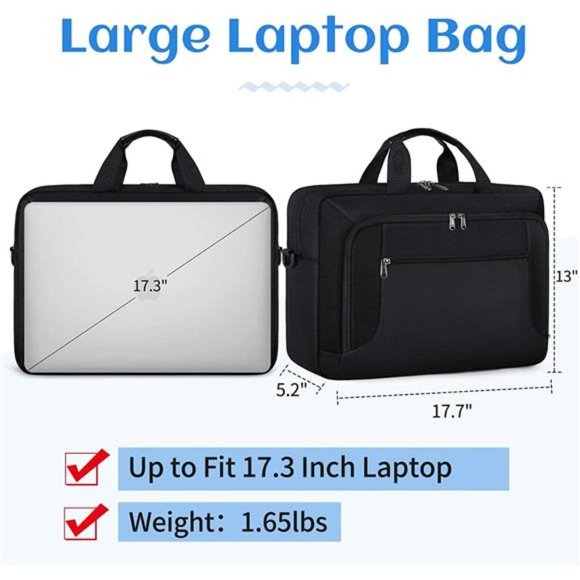 Bags Laptop Bag 173 Inch Waterproof Case For Office Work 17 Inch
